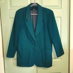 Oversized Wool / Cashmere Jacket (Size 10) EUC
